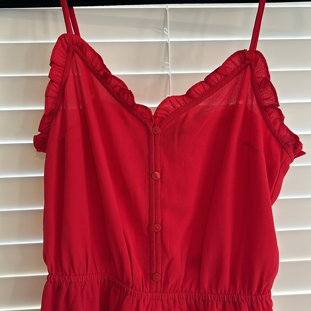EUC red romper from H&M Divided